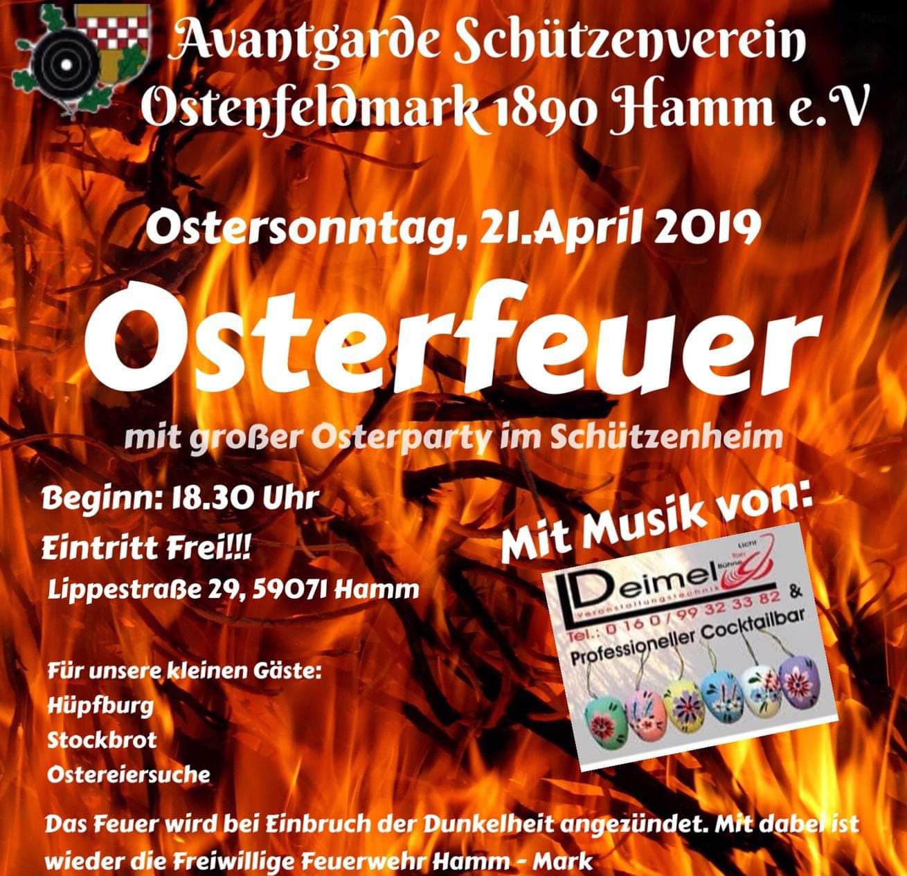Plakat Osterfeuer 2019 bearbeitet