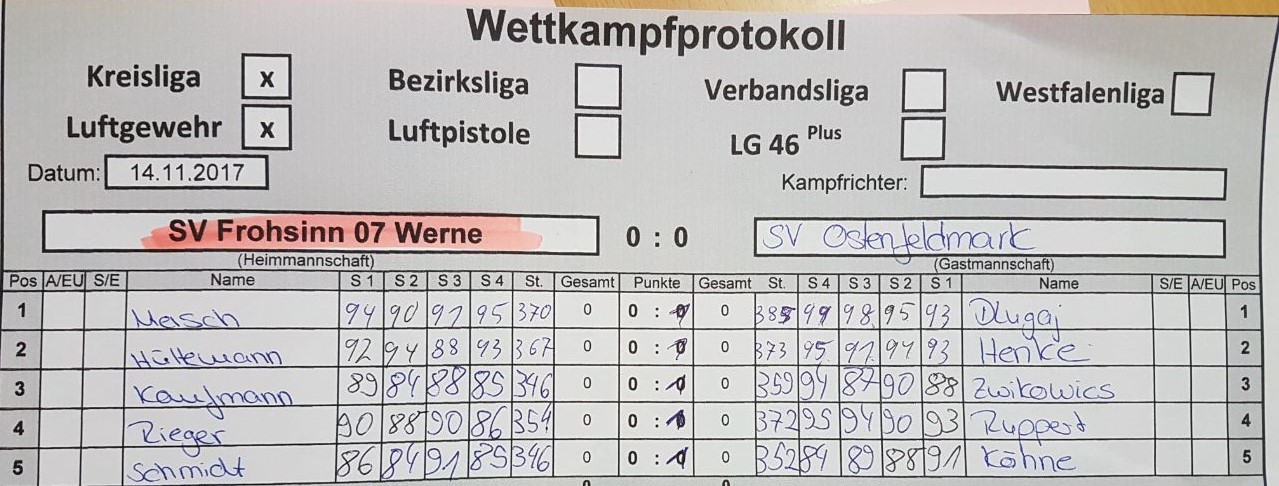 Kreisliga LG 14.11.17